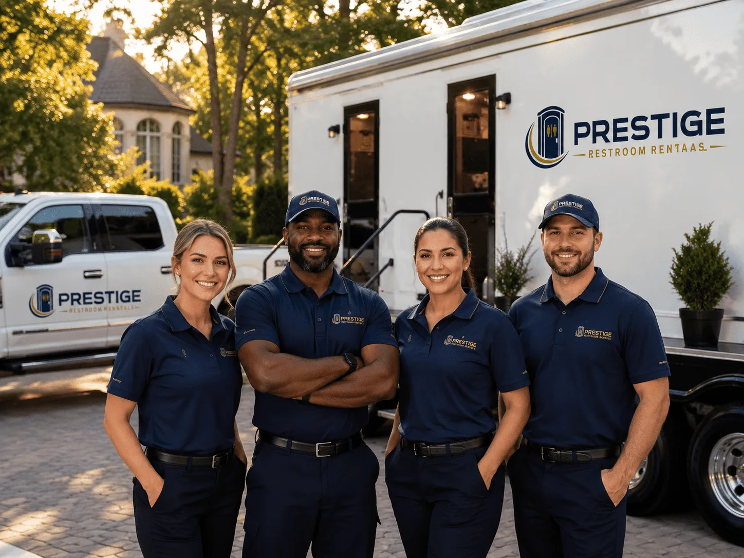 Trusted Luxury Portable Restrooms company in Creighton, MO